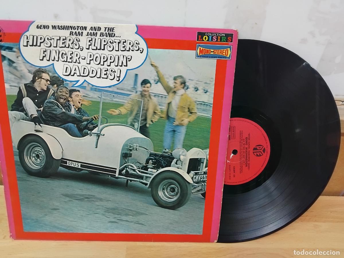 Discos de vinilo: GENO WASHINGTON AND THE RAM JAM BAND. HIPSTERS, FLIPSTERS, FINGER-POPPIN' DADDIES. LP PYE.