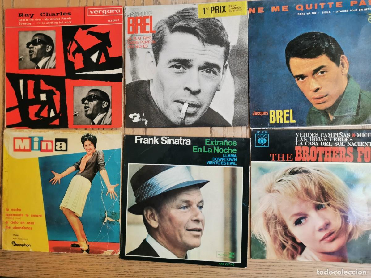 Discos de vinilo: Lote de seis maxi singles. M&uacute;sica pop a&ntilde;os 60 (ver)