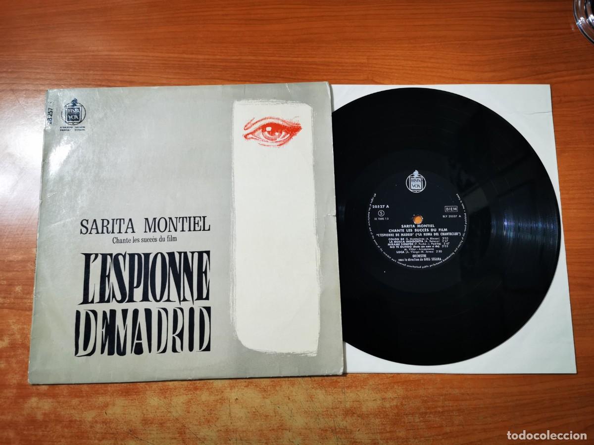 Discos de vinilo: SARITA MONTIEL L'Espionne de Madrid SARA MONTIEL 10&rdquo; LP VINILO 1963 HISPAVOX FRANCIA 10 TEMAS