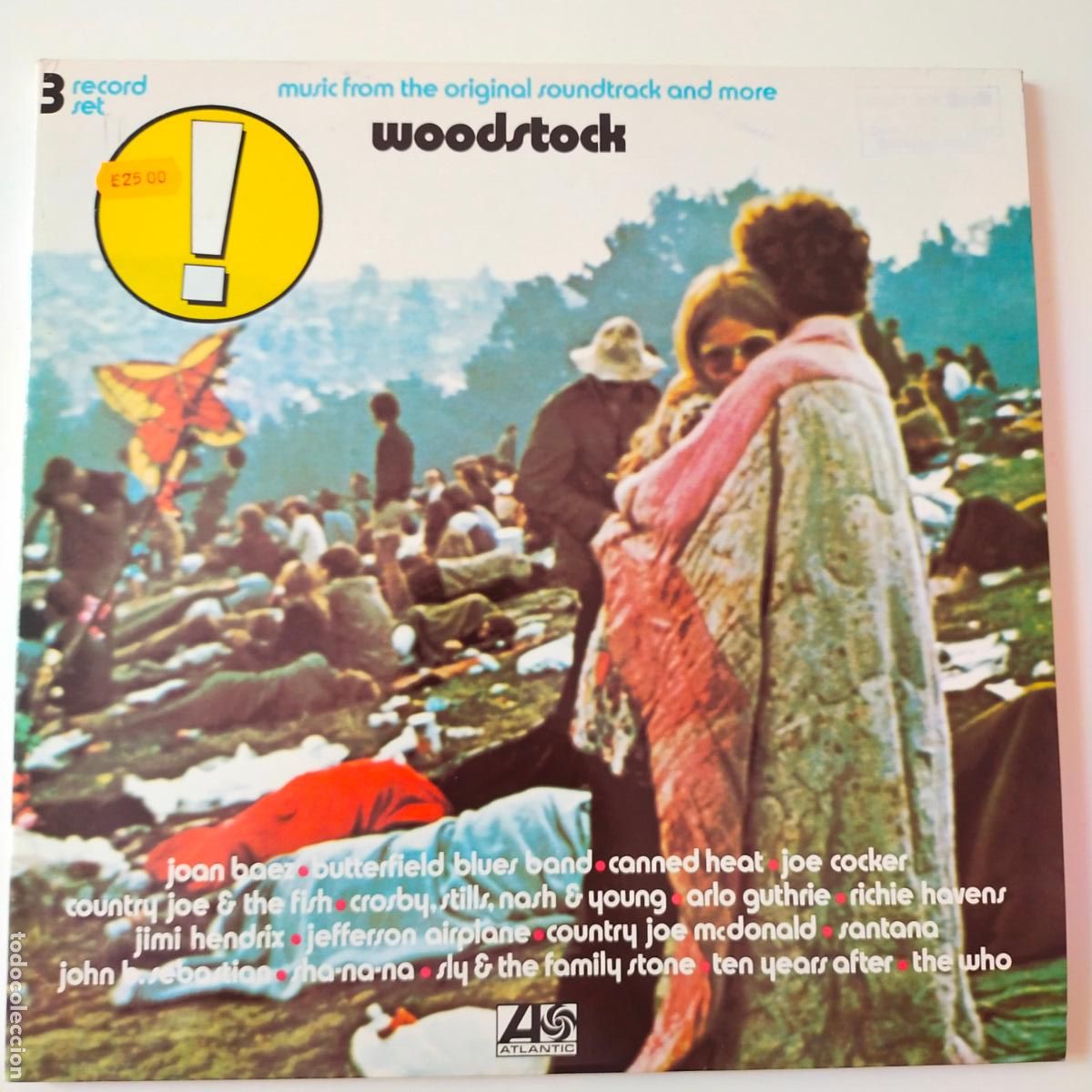 Discos de vinilo: WOODSTOCK- BANDA SONORA- ALEMANIA 3 LPS- DISCOS COMO NUEVOS