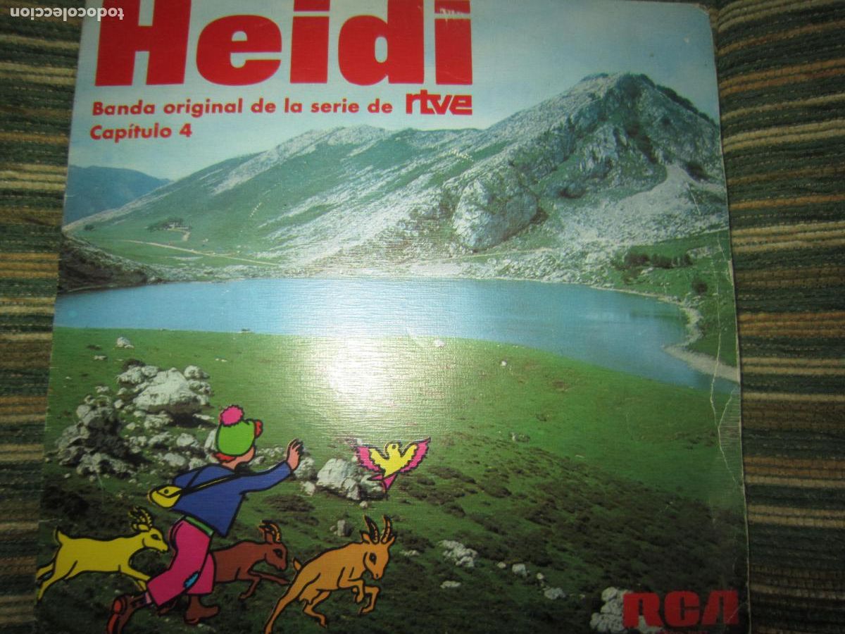 Discos de vinilo: HEIDI B.S.O. DE LA SERIE DE RTVE - CAPITULO 4 SINGLE ORIGINAL ESPA&Ntilde;OL - RCA RECORDS 1975 - STEREO
