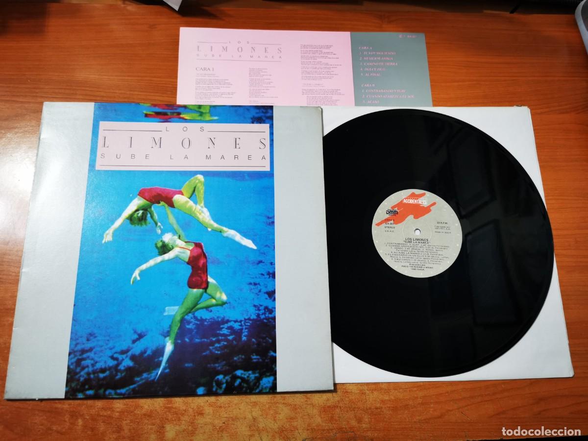 Discos de vinilo: LOS LIMONES Sube la marea LP VINILO DEL A&Ntilde;O 1989 GASA CON ENCARTE CONTIENE 11 TEMAS