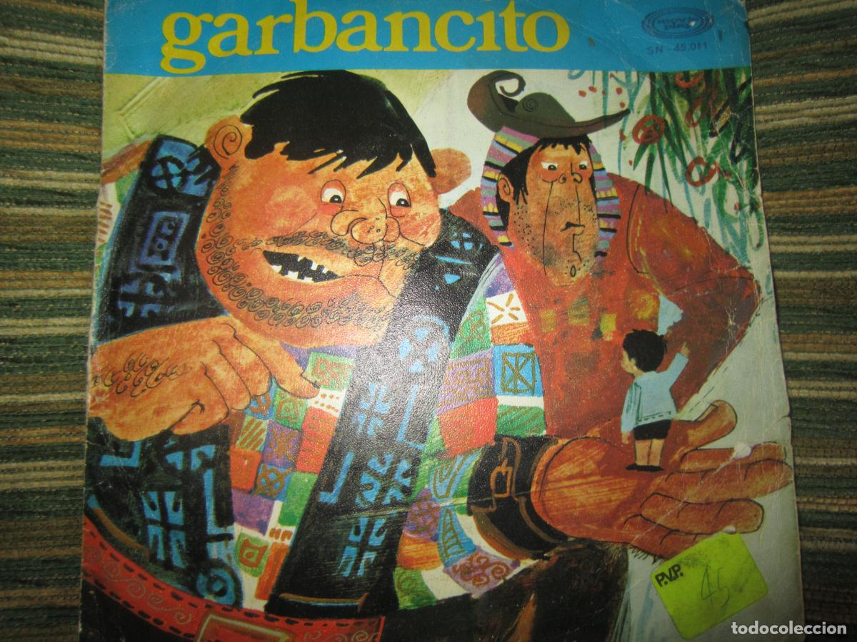 Discos de vinilo: GARBANCITO DISCO LIBRO SINGLE - ORIGINAL ESPA&Ntilde;OL - MOVIEPLAY RECORDS 1970 -