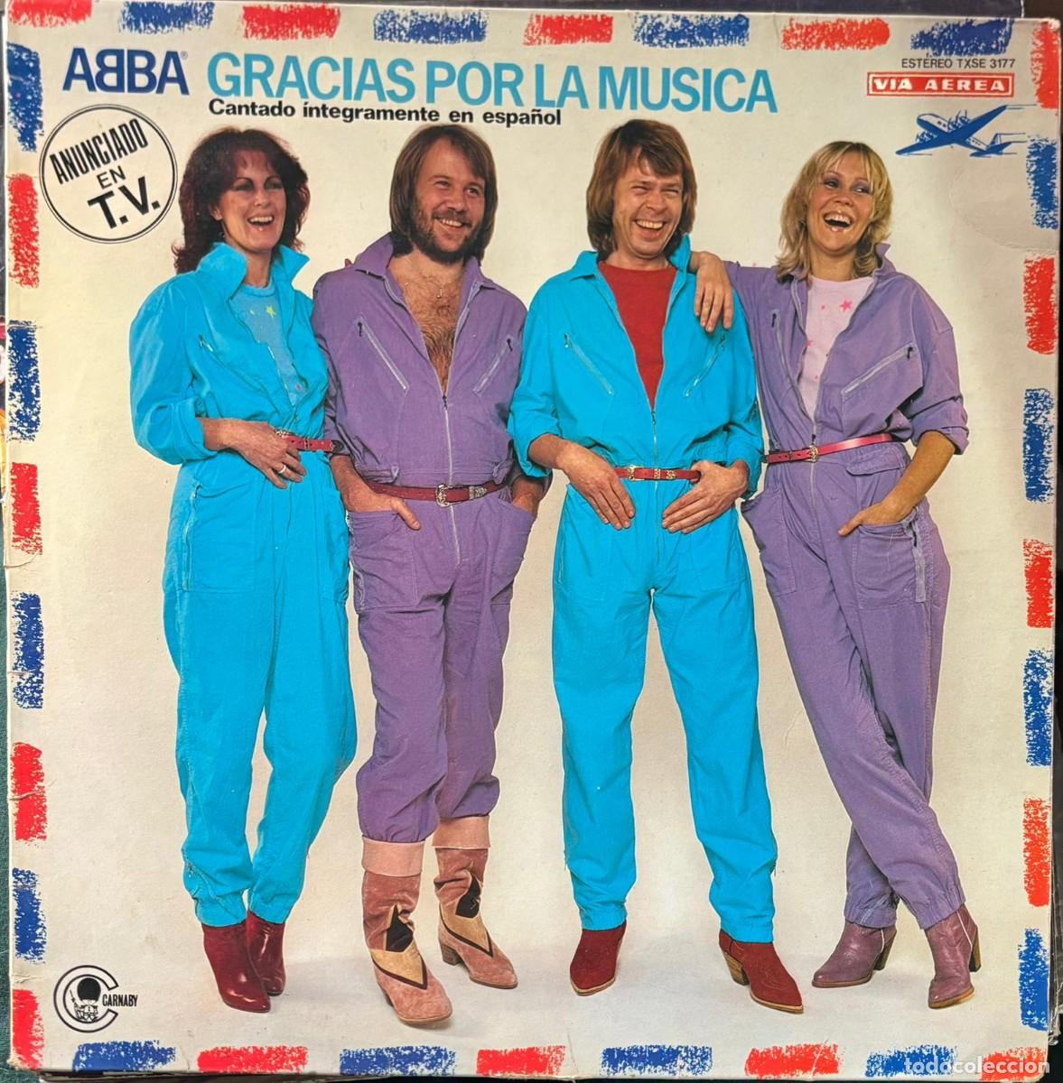 Discos de vinilo: LP ABBA-GRACIAS POR LA M&Uacute;SICA. LP-GEXT-925
