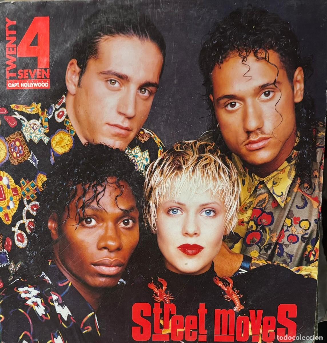Discos de vinilo: LP TWENTY 4 SEVEN FEATURING CAPTAIN HOLLYWOOD-STREET MOVES. LP-GEXT-926