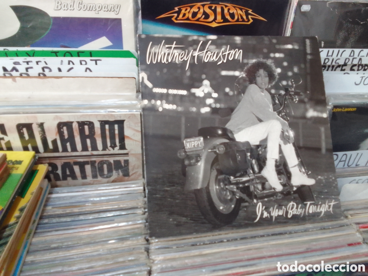 Discos de vinilo: Whitney Houston,I,m your baby tonight