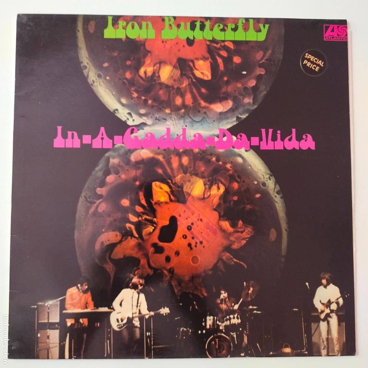 Discos de vinilo: IRON BUTTERFLY- IN-A-GADDA-DA-VIDA- LP ESPA&Ntilde;A 1982- DISCO COMO NUEVO.