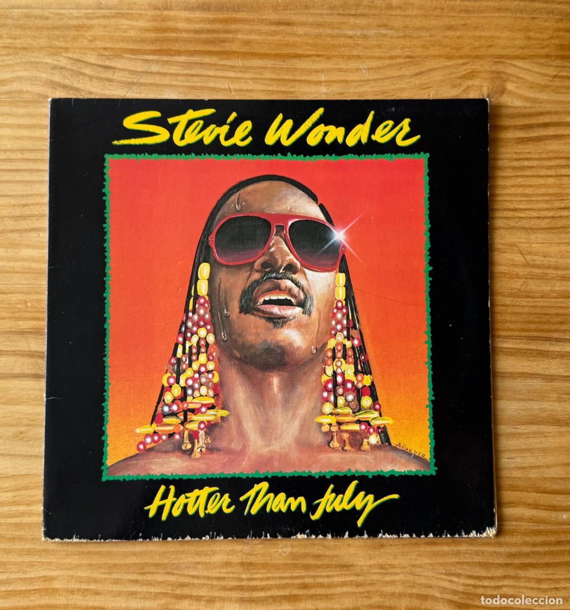 Dischi in vinile: Stevie Wonder - Hotter than July. UK 1980