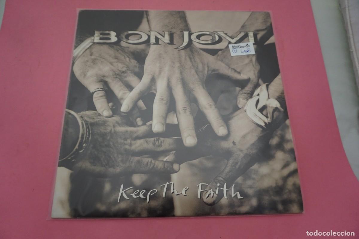 Discos de vinilo: LP - BON JOVI - KEEP THE FAITH - DISCO EN ESTADO EXCELENTE