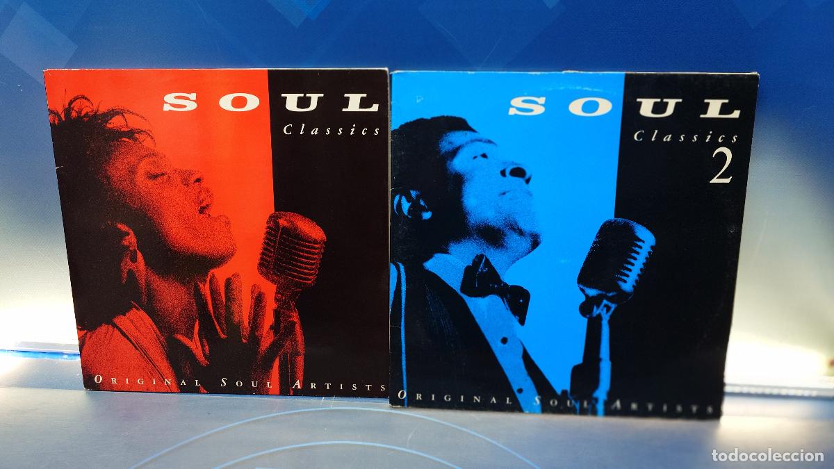 Discos de vinilo: 2 lps vinilos varios Soul classic 1 y 2