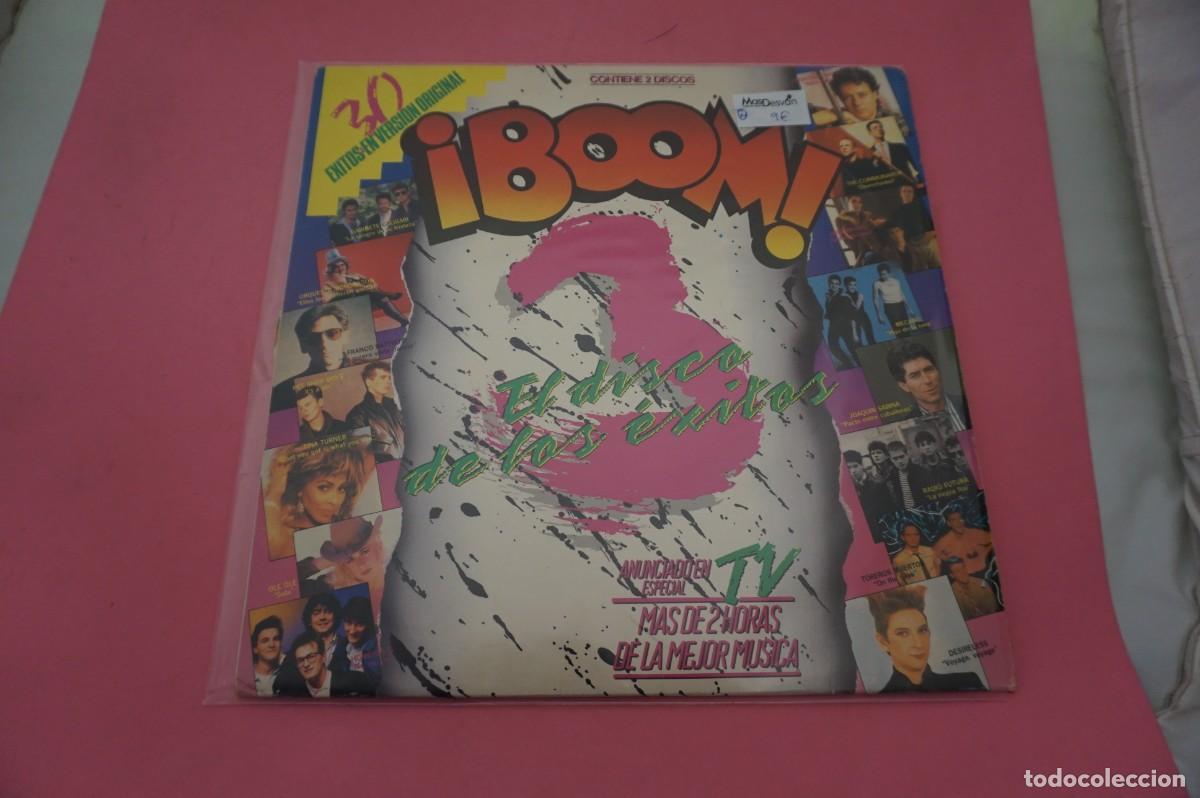 Discos de vinilo: LP - &iexcl;BOOM! - EL DISCO DE LOS EXITOS - DOBLE LP - DISCOS EN ESTADO EXCELENTE