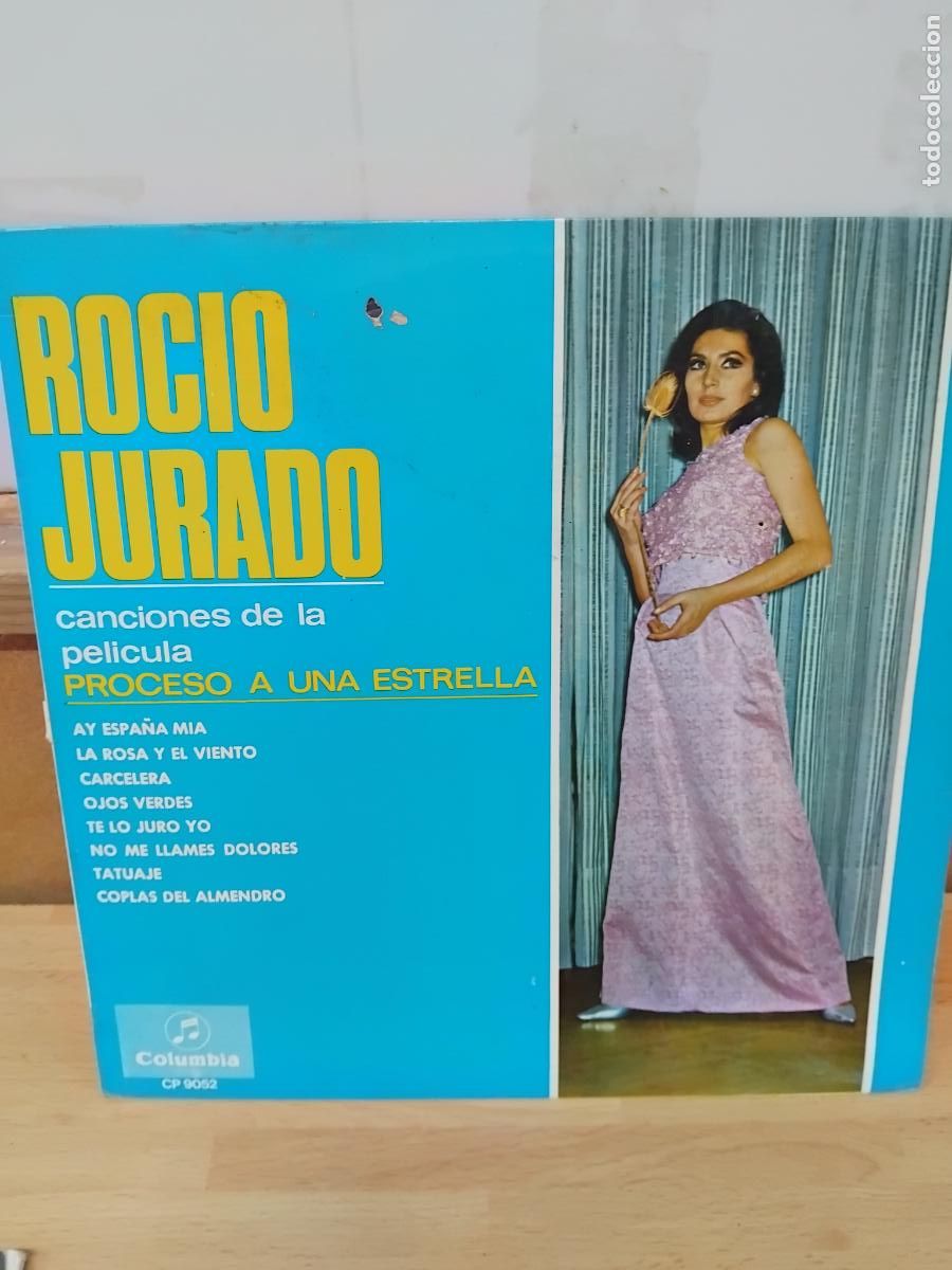 Discos de vinilo: LP.- ROCIO JURADO: CANCIONES DE LA PELICULA PROCESO A UNA ESTRELLA.
