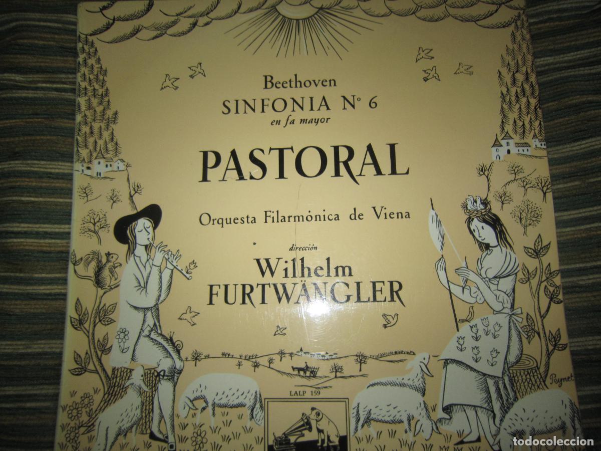 Discos de vinilo: BEETHOVEN SINFONIA N&ordm; 6 LP - WILHELM FURTWANGLER - EDICION ESPA&Ntilde;OLA - LA VOZ DE SU AMO / EMI RECORDS