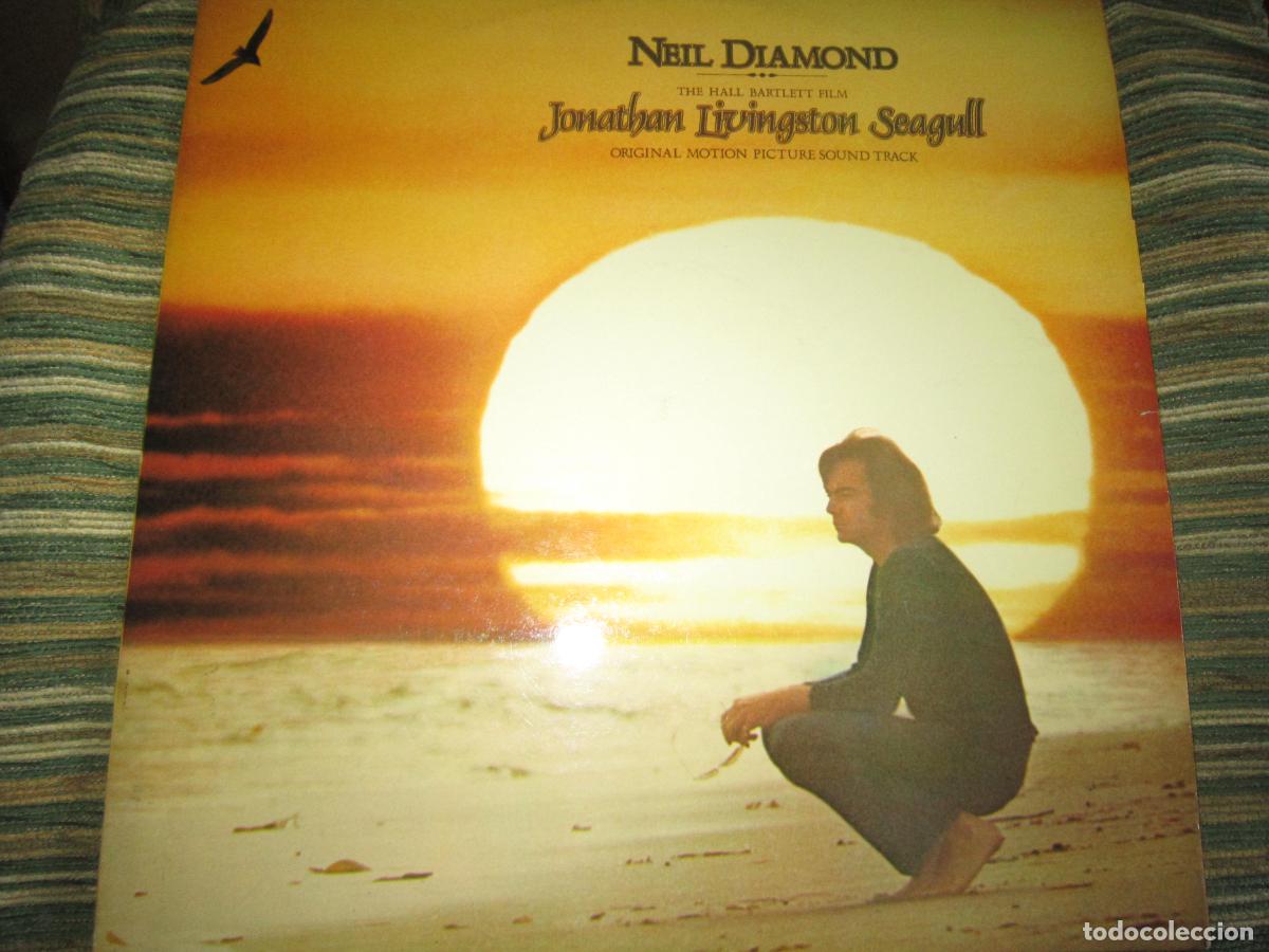 Discos de vinilo: NEIL DIAMOND - JONATHAN LIVINGSTON... LP - ORIGINAL ESPA&Ntilde;OL - CBS 1973 + LIBRETO GATEFOLD TROQUELADO