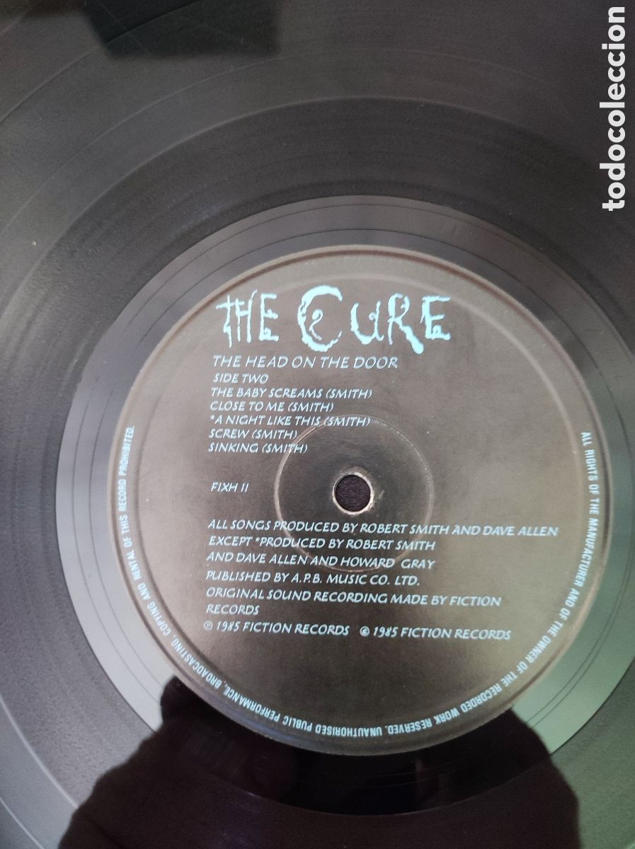 Discos de vinilo: THE CURE - THE HEAD ON THE DOOR - Foto 6