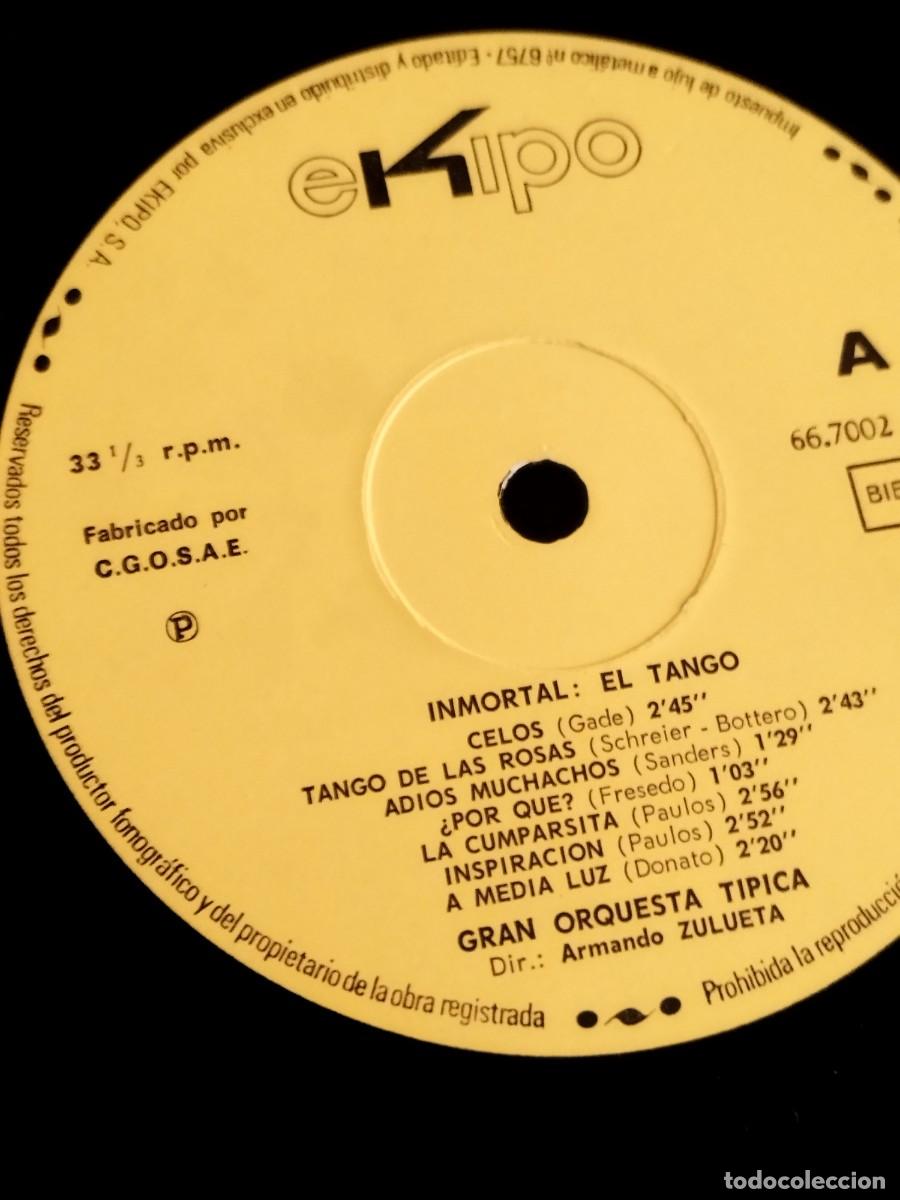 Discos de vinilo: &iexcl;Inmortal! El Tango. Vinilo lp. - Foto 2