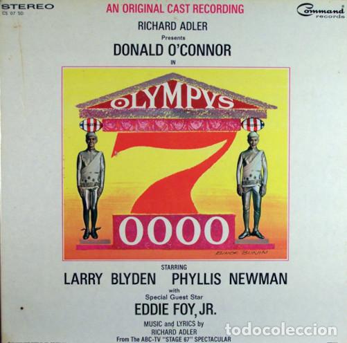 Discos de vinilo: LP DONALD O'CONNOR - Olympus 7-0000 - Larry Blyden - Phyllis Newman - Command CS 07 SD (VG+/VG+)