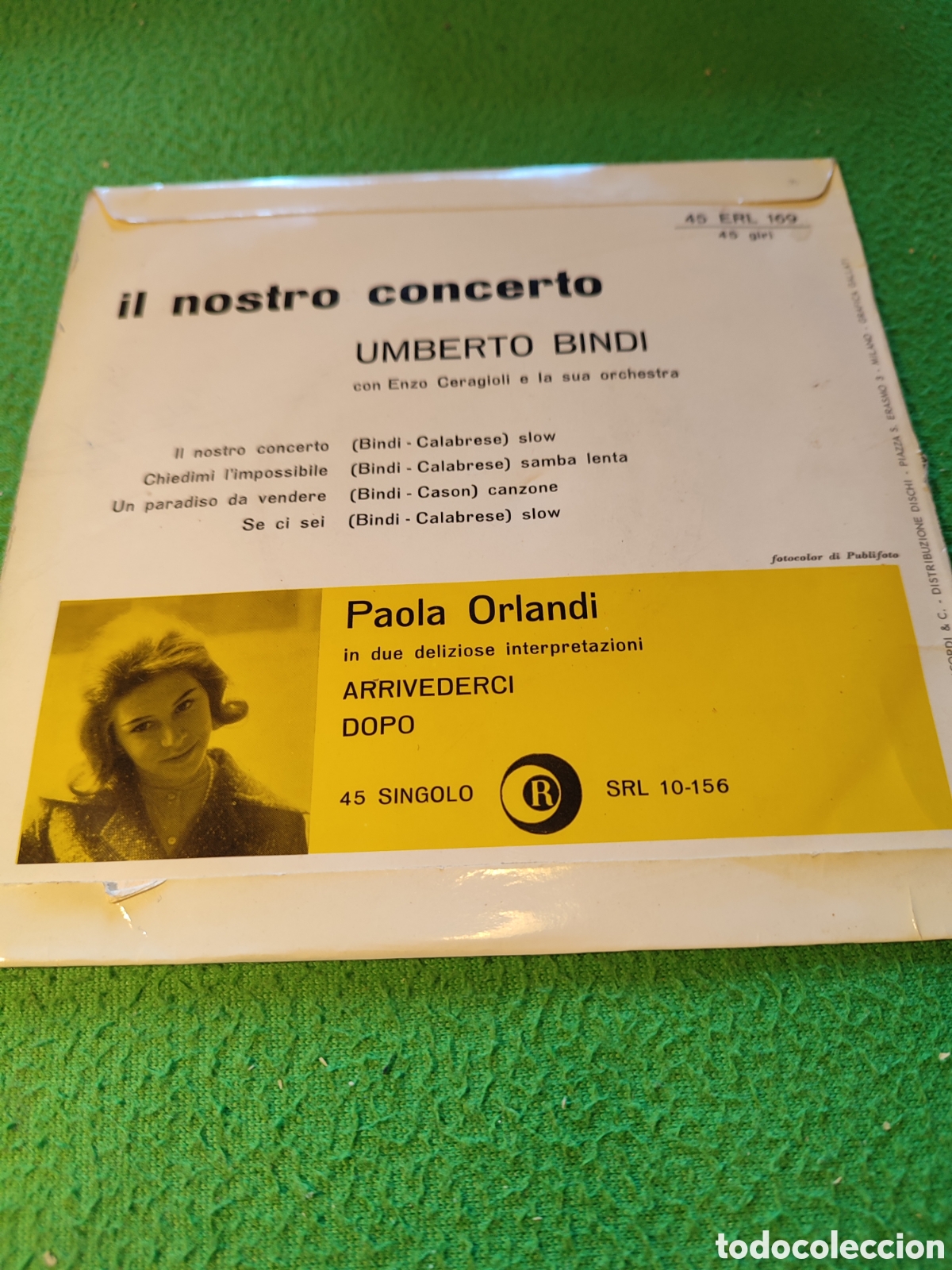 Discos de vinilo: Umberto Bindi - Il nostro concerto + 3 - Foto 2