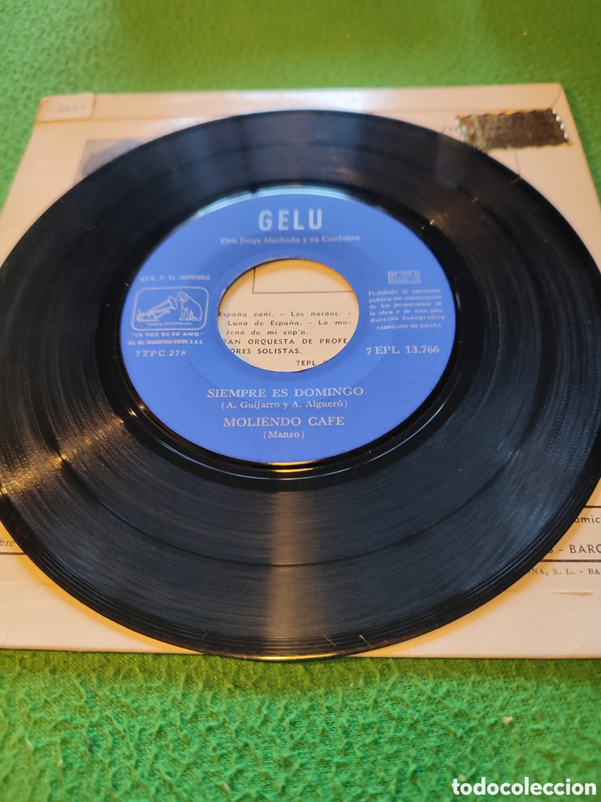 Discos de vinilo: Gelu - Siempre es domingo + 3 - Foto 3