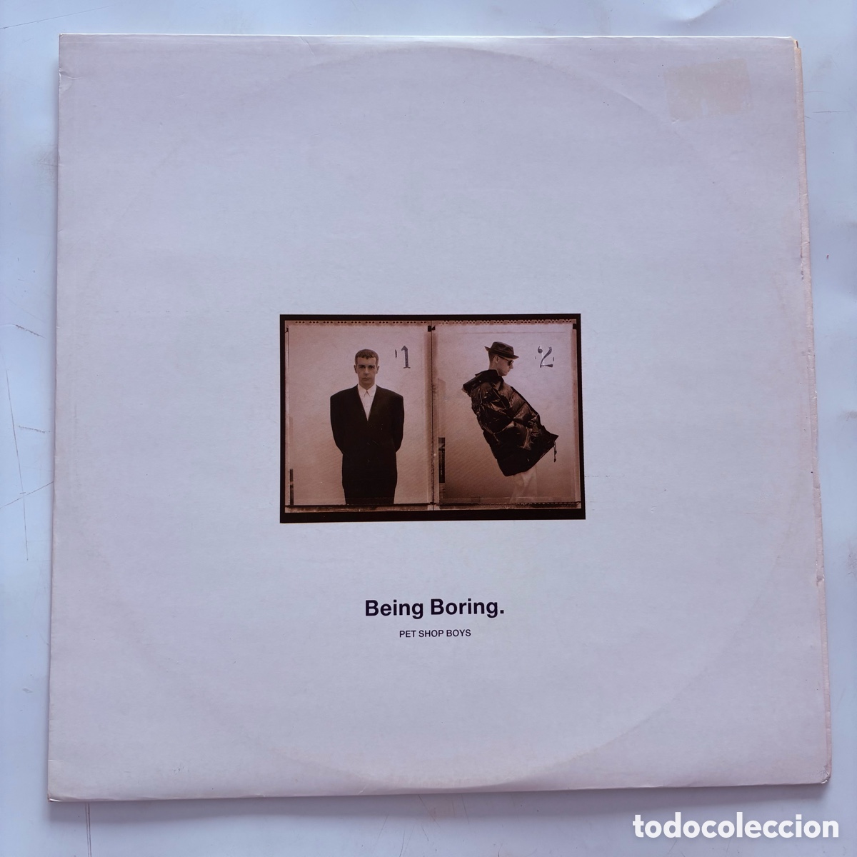 Discos de vinilo: maxi 12'' Pet Shop Boys &ndash; Being Boring edicion espa&ntilde;ola de 1990
