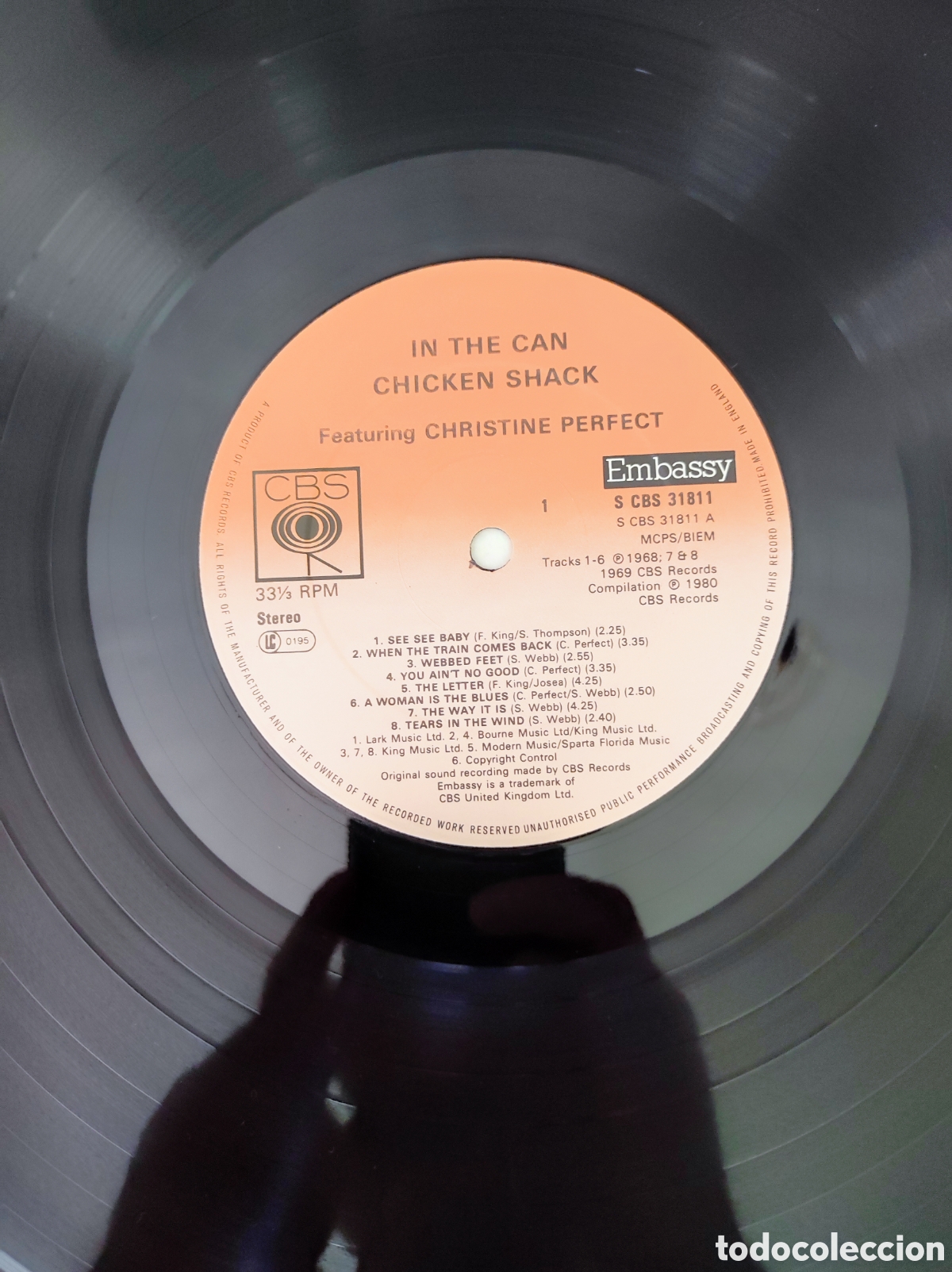 Discos de vinilo: CHICKEN SHACK - IN THE CAN - Foto 3