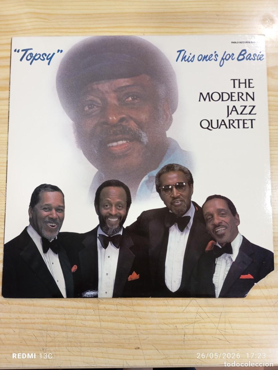 Discos de vinilo: The Modern Jazz Quartet - &rdquo;Topsy&rdquo; This One's For Basie (LP) Pablo Records USA 1985