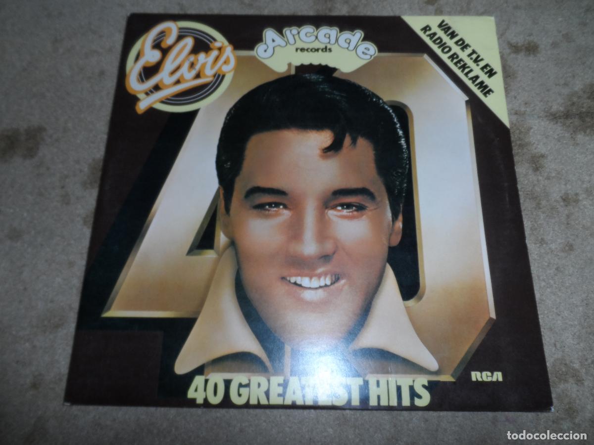 Discos de vinilo: Elvis Presley &ndash; 40 Greatest Hits (NETHERLANDS 1975) (2 LPS)
