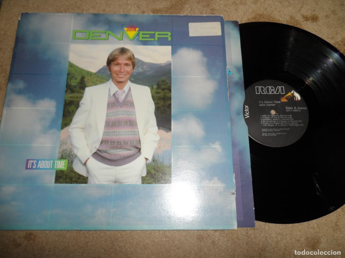 Discos de vinilo: JOHN DENVER - IT'S ABOUT TIME (USA 1983)