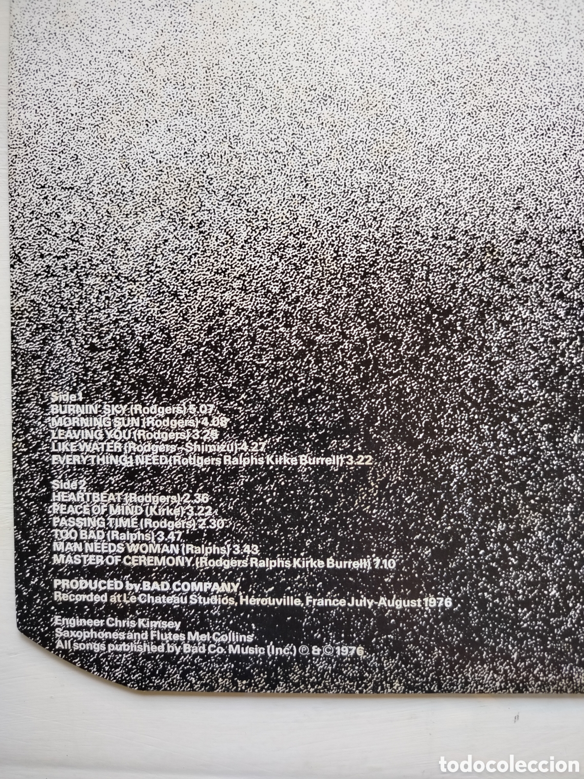 Discos de vinilo: Bad Company LP Burnin Sky - Foto 3