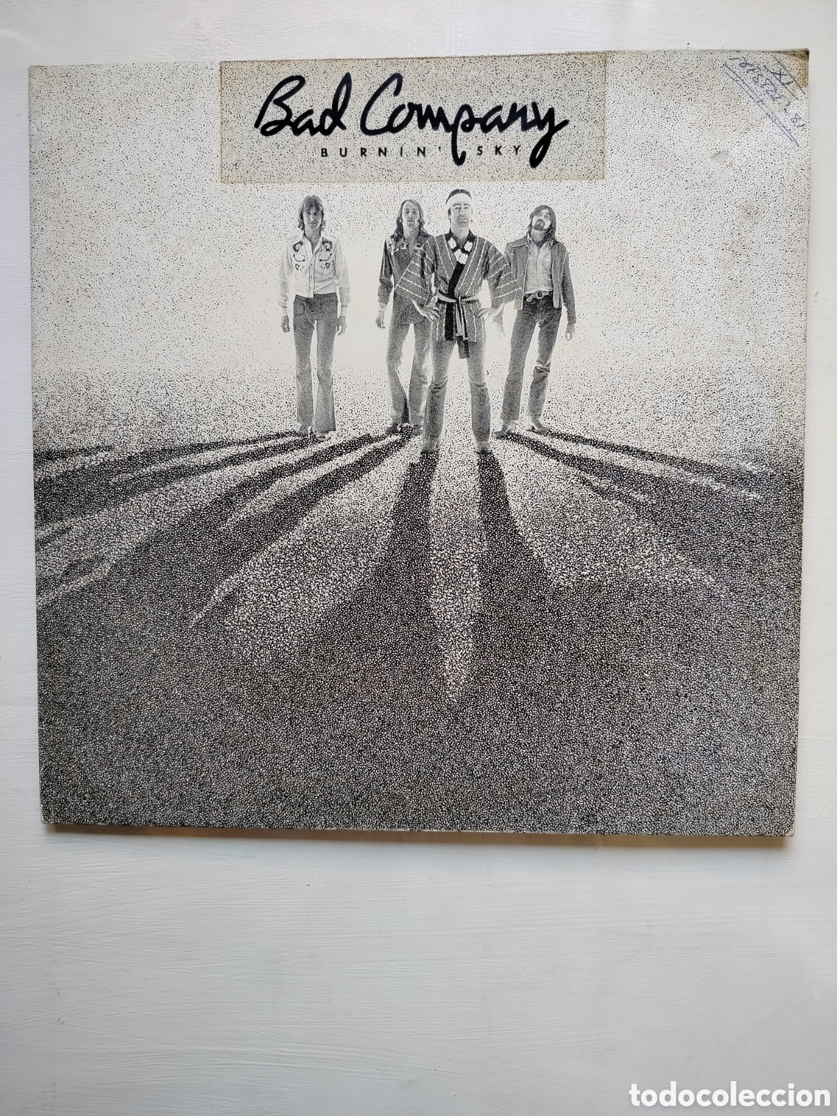 Discos de vinilo: Bad Company LP Burnin Sky - Foto 1