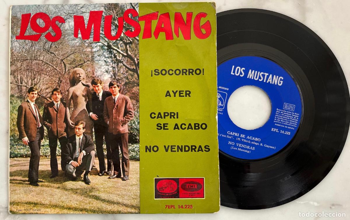 Discos de vinilo: LOS MUSTANG. SOCORRO + 3 TEMAS. EP ORIGINAL ESPA&Ntilde;A 1965