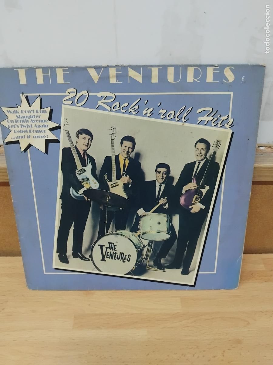 Discos de vinilo: LP.- THE VENTURES: 20 ROCK 'N' ROLL HITS. EMI ELECTROLA