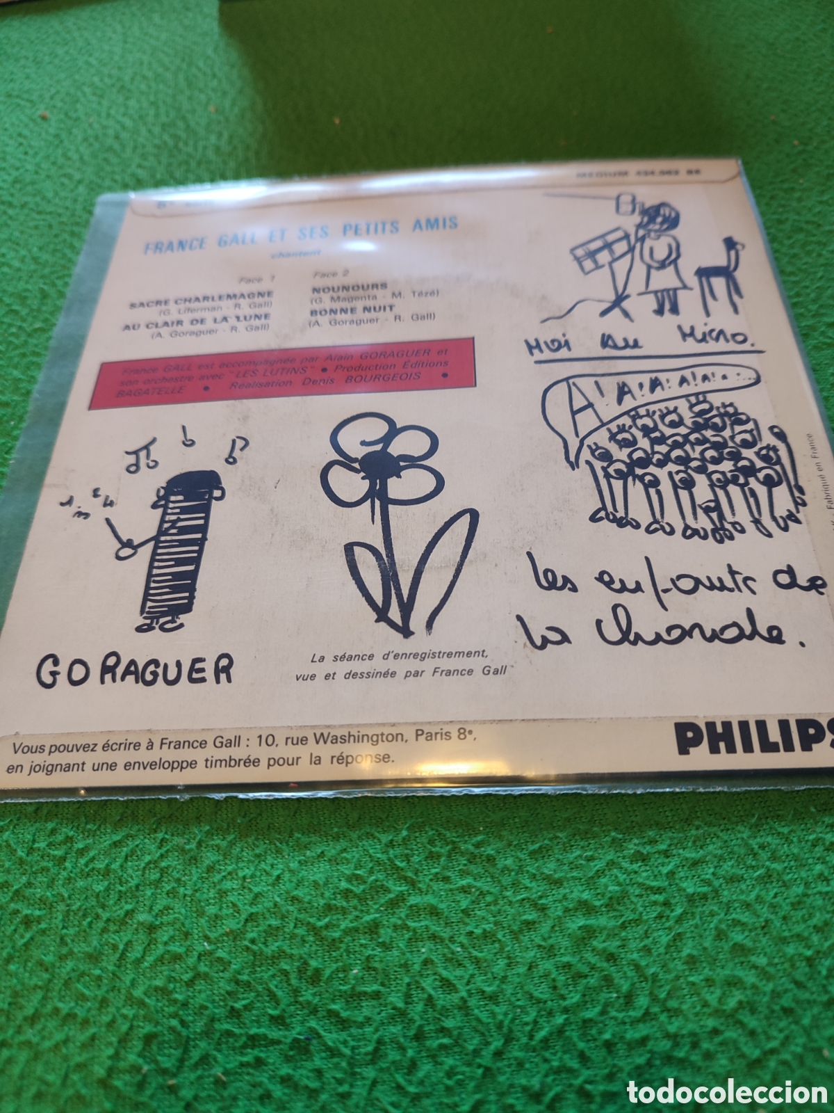 Discos de vinilo: France Gall - Sacre Charlemagne + 3 - Foto 2