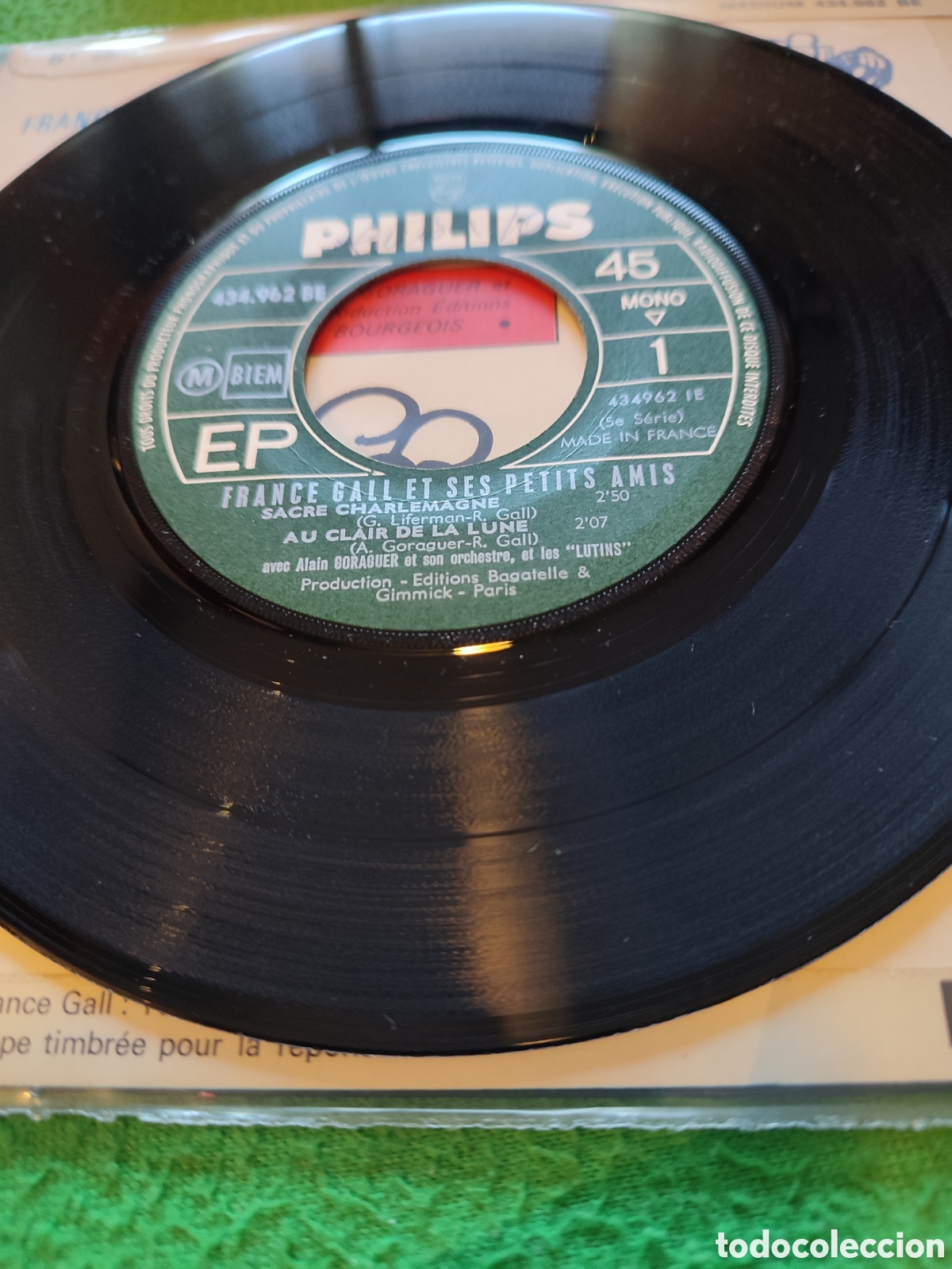 Discos de vinilo: France Gall - Sacre Charlemagne + 3 - Foto 3