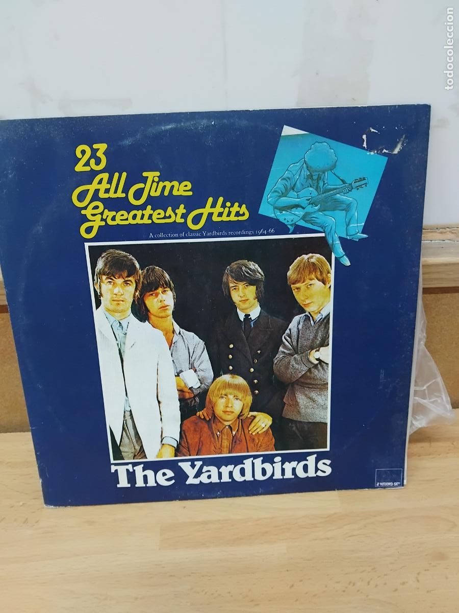 Discos de vinilo: LP.- THE YARDBIRDS: 23 ALL TIME GREATEST HITS. LP DOBLE MOVIEPLAY PORTUGAL 1985