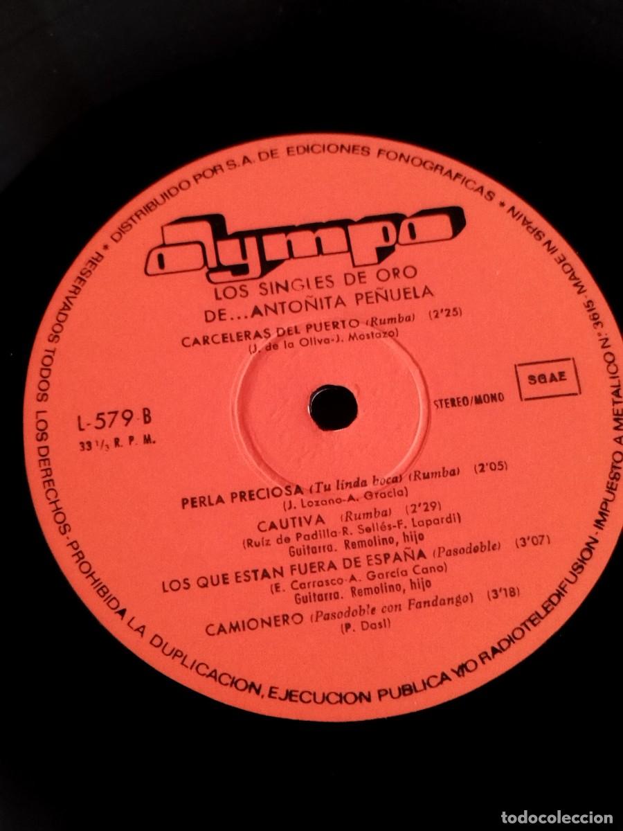 Discos de vinilo: Anto&ntilde;ita Pa&ntilde;ulea, singles de oro. Vinilo lp. - Foto 2