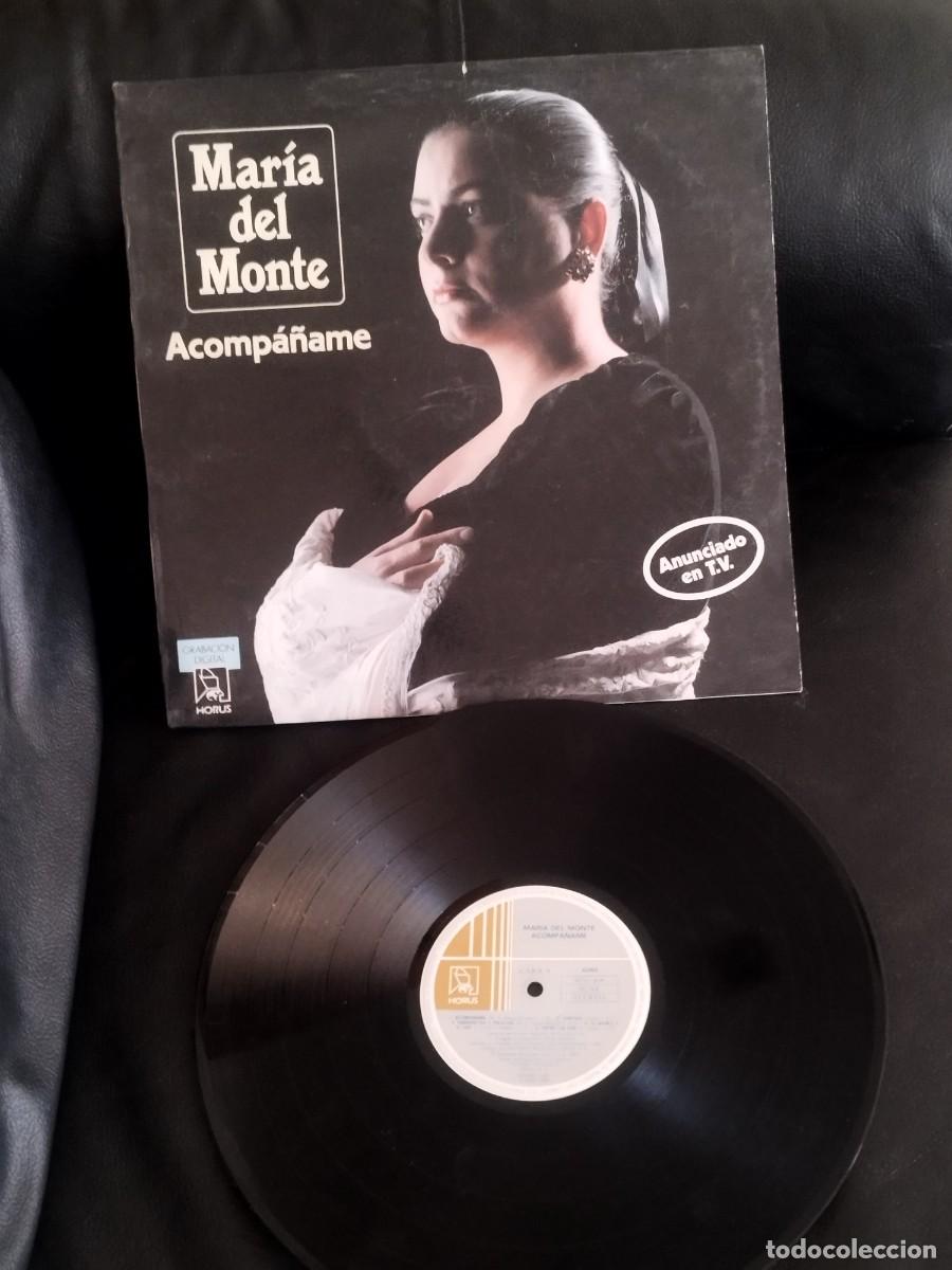 Discos de vinilo: Mar&iacute;a del Monte, Acomp&aacute;&ntilde;ame. Vinilo lp. - Foto 1