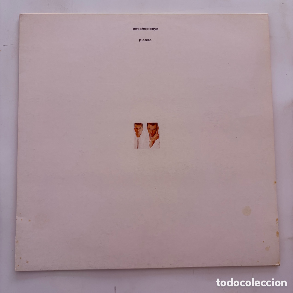 Discos de vinilo: lp Pet Shop Boys &ndash; Please edicion italiana de 1986