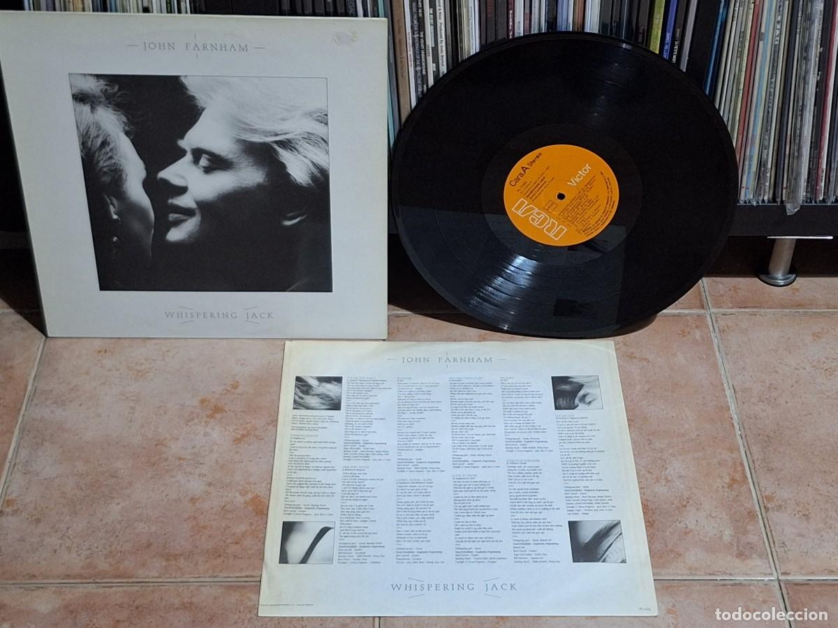 Discos de vinilo: John Farnham &lrm;&ndash; Whispering Jack LP RCA &lrm;&ndash; PL-71224 ESPA&Ntilde;A