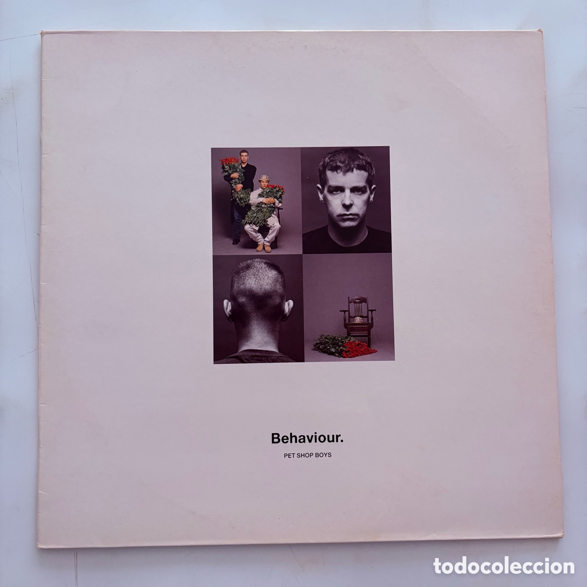 Discos de vinilo: lp Pet Shop Boys &ndash; Behaviour edicion espa&ntilde;ola de 1990