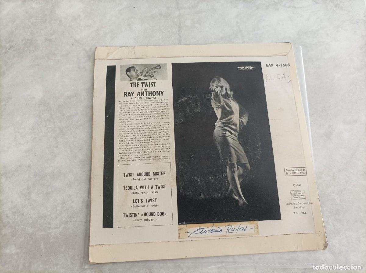 Discos de vinilo: The Twist Ray Anthony ep - Foto 2