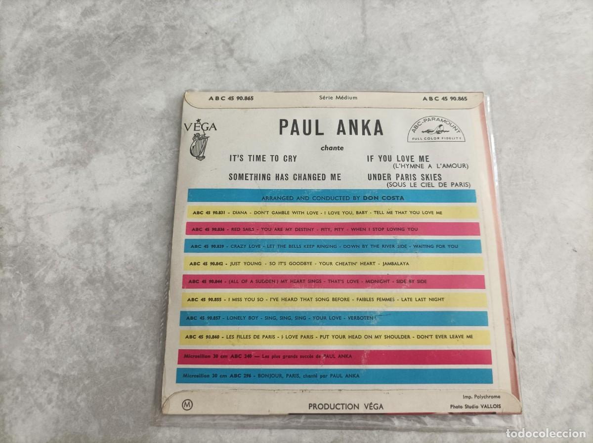 Discos de vinilo: Paul Anka ep -original - - Foto 2