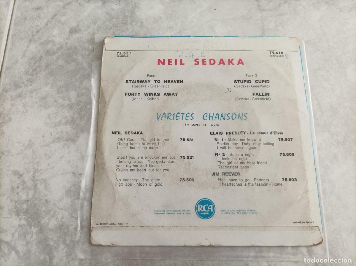 Discos de vinilo: Neil Sedaka ep original - Foto 2