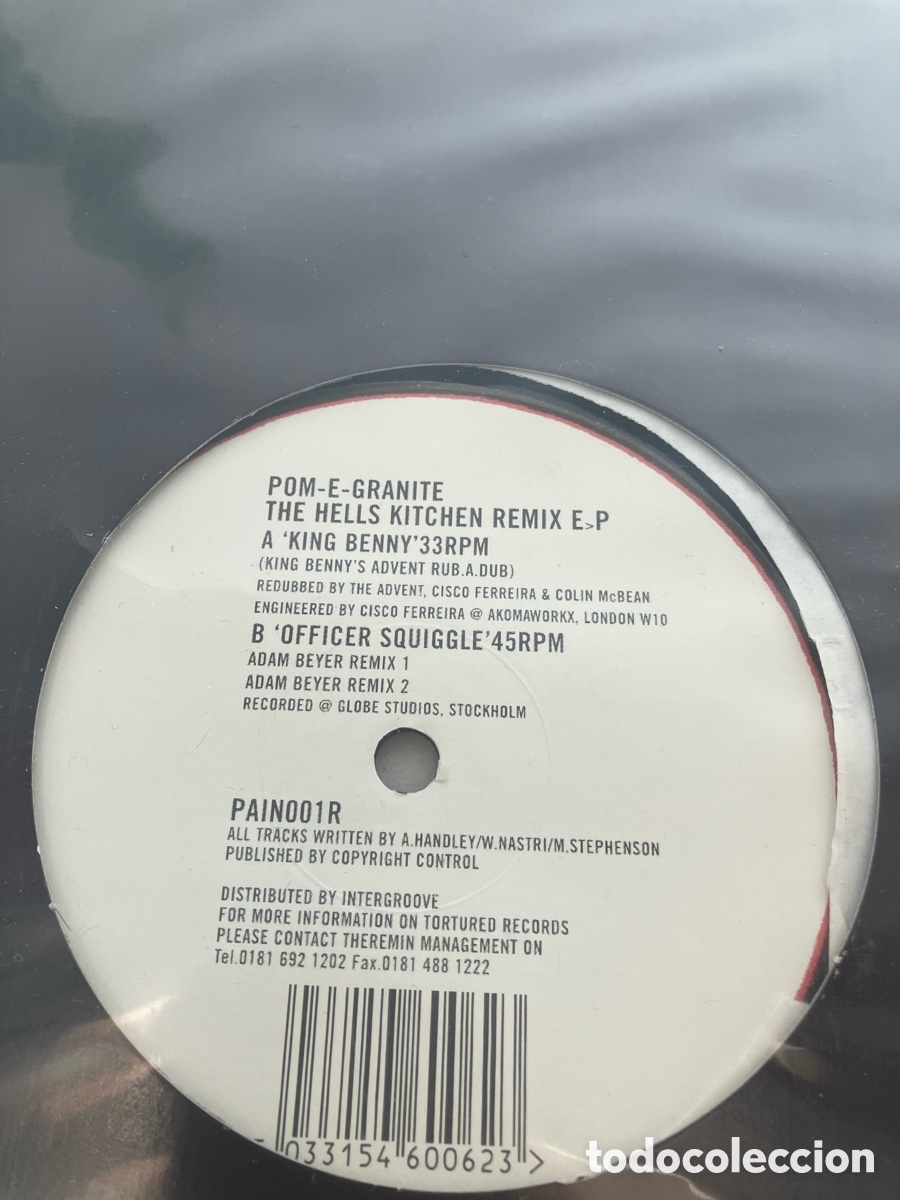 Discos de vinilo: Pom-E-Granite -The Hells Kitchen - Foto 4