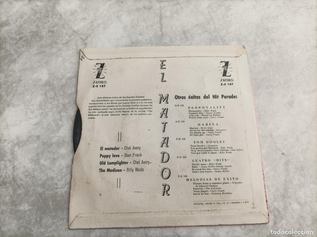 Discos de vinilo: El Matador ep original -dificil- - Foto 2