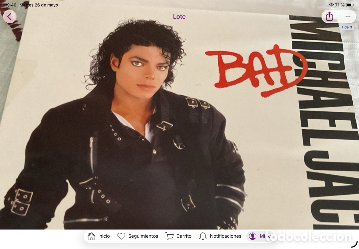 Discos de vinilo: LP vinilo MICHAEL JACKSON BAD