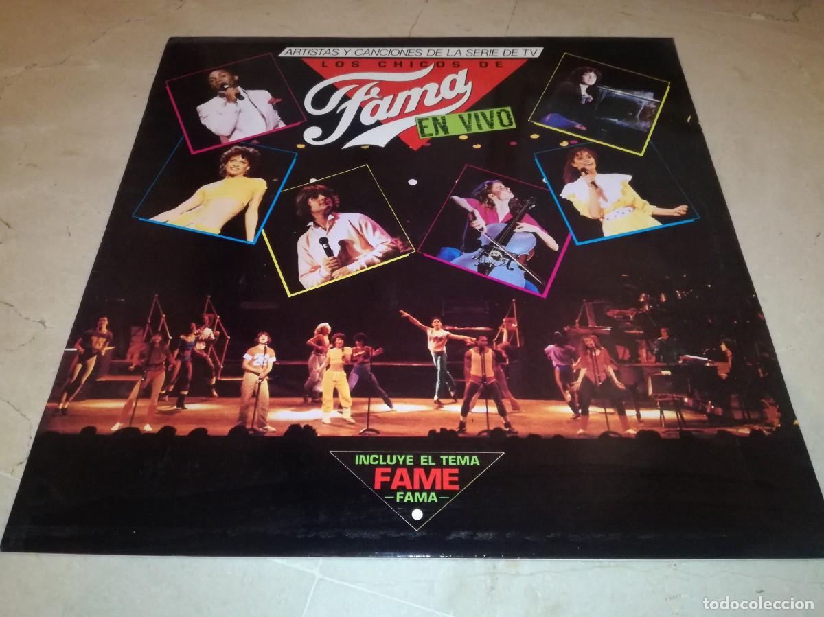 Discos de vinilo: ARTISTAS Y CANCIONES DE LA SERIE DE TV LOS CHICOS DE FAMA EN VIVO-ORIGINAL ESPA&Ntilde;OL 1983