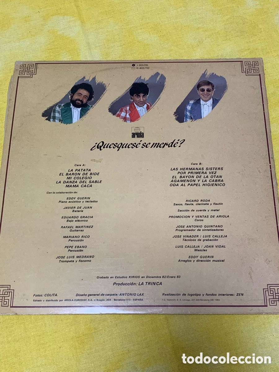Discos de vinilo: Vinilo La Trinca - &iquest; Quesques&eacute; se merd&eacute;? - Foto 5