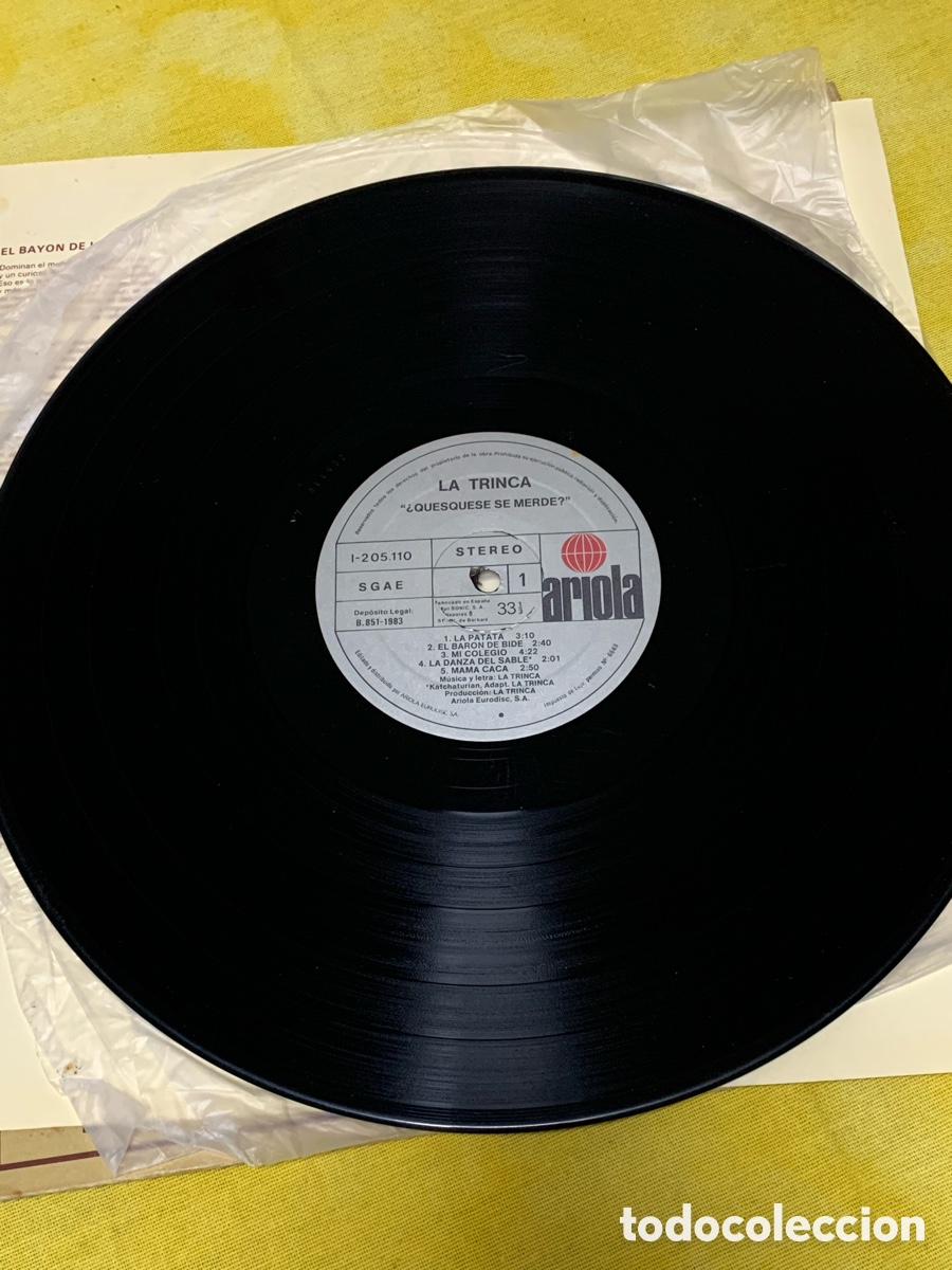 Discos de vinilo: Vinilo La Trinca - &iquest; Quesques&eacute; se merd&eacute;? - Foto 8