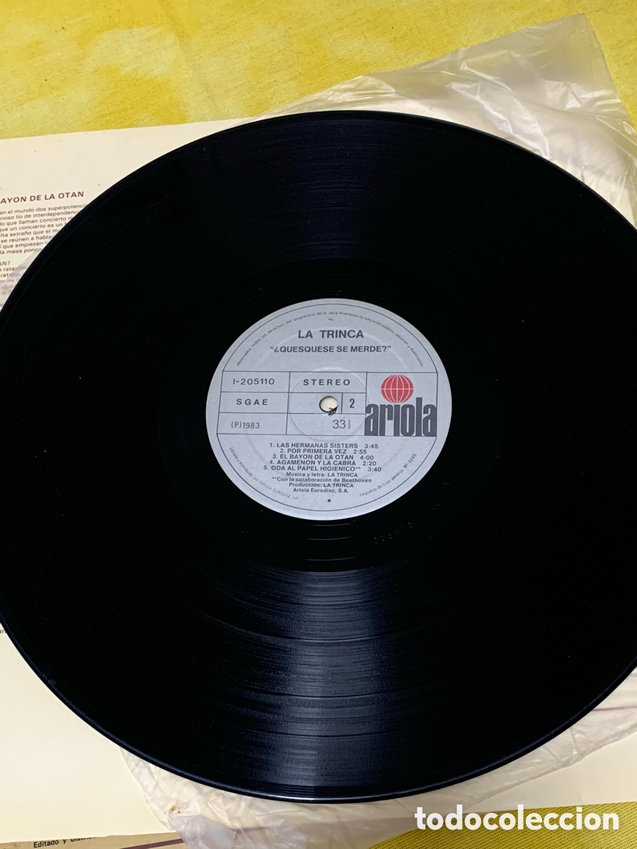 Discos de vinilo: Vinilo La Trinca - &iquest; Quesques&eacute; se merd&eacute;? - Foto 9